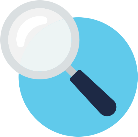 icon magnifying glass col